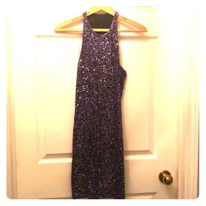 Black Tie~Oleg Cassini ~ Sequin dress ~ vintage